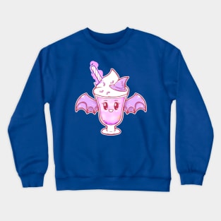 Cute Bat Pastel Goth Sundae Crewneck Sweatshirt